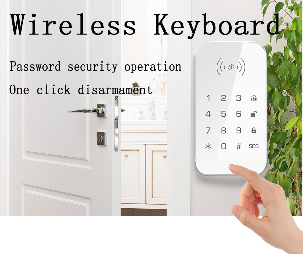 Wifi store alarm keypad